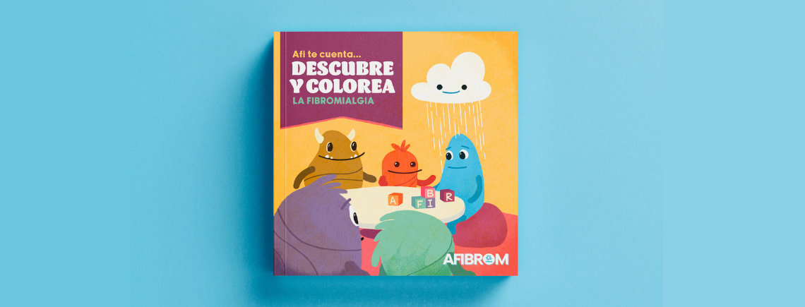 AFIBROM lanza un crowdfunding para publicarel primer cuento infantil para colorear sobre fibromialgia en España 