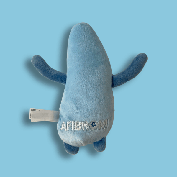 Peluche AFI con regalo de "Afi te cuenta... descubre y colorea la fibromialgia" - Imagen 6