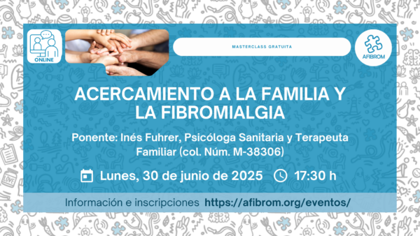 AFIBROM - CHARLA FAMILIA FIBROMIALGIA